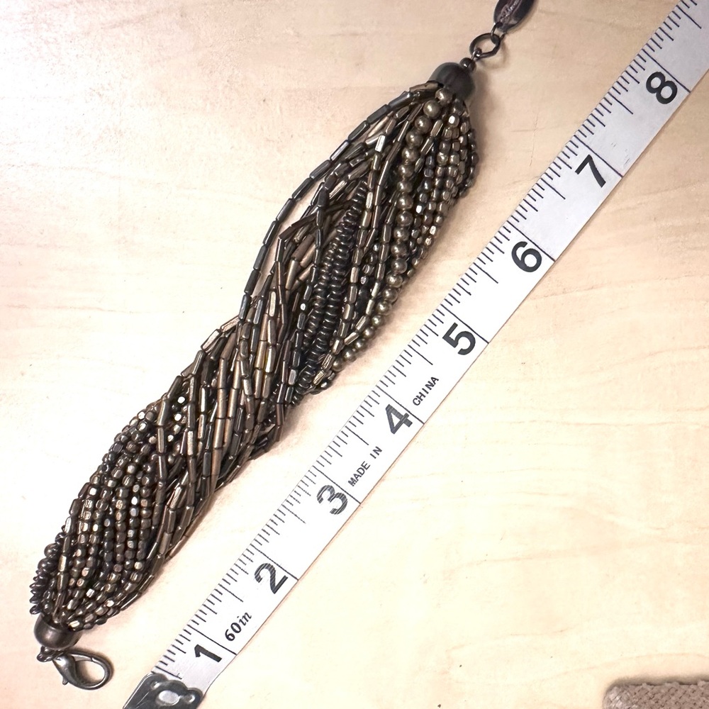 Cold Water Creek Elegant Multi-Strand Beaded Bracelet - Picture 4 of 4